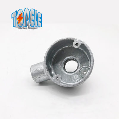 Caja de unión eléctrica de hierro maleable galvanizado 20 mm 25 mm