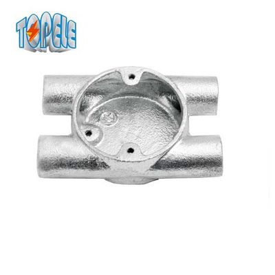 Caja de unión eléctrica de hierro maleable galvanizado 20 mm 25 mm
