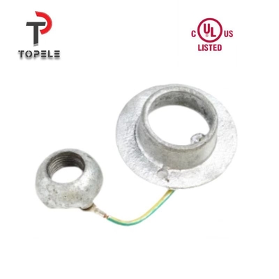 BS4568 Esfera maleable galvanizada y sumergida en caliente con cubierta de enchufe