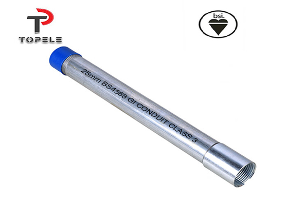 Tubo de conducción de 25 mm de clase 3 BS para cableado eléctrico