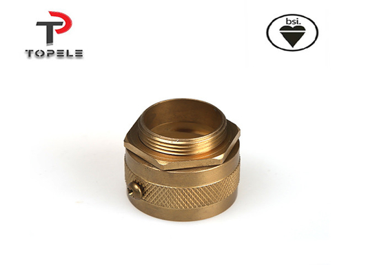 Adaptador de conducto masculino de latón de 25 mm Accesorios flexibles Amarillo