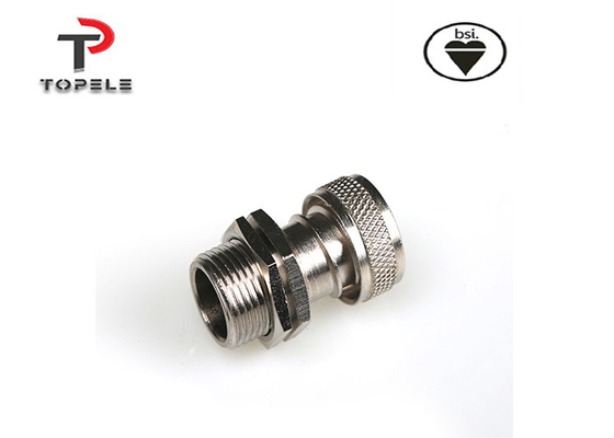 Amarillo 20 mm 25 mm de latón Adaptador de conducto femenino Flexible