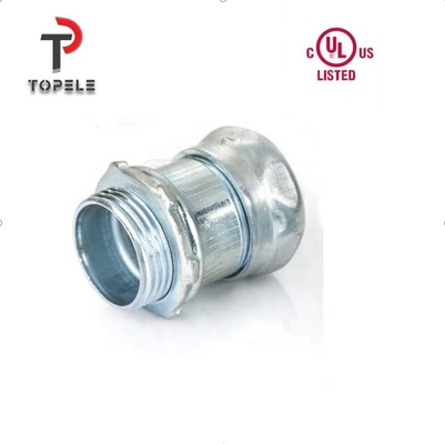 Tipo de compresión del conector de conducto EMT de acero galvanizado