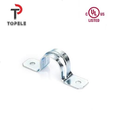 Estándar UL 1/2&quot; - 4&quot; Pre galvanizado de dos agujeros para conducto EMT