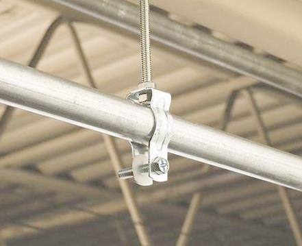 Cable de acero EMT colgador con tuberías Plata 1/2'- 4'