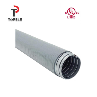 Conducto revestido con PVC de acero flexible y ajustado para líquidos