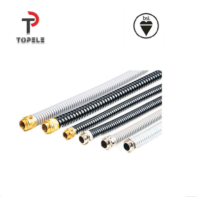 Conducto de hierro galvanizado flexible con recubrimiento de PVC