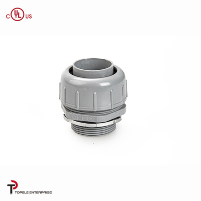 El 1/2” 3/4" 1" conector recto del conducto flexible hermético con el PVC