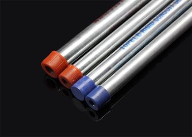 BS 4568 / BS 31 Tubo de conducción de metal galvanizado por sumersión en caliente con extremos y tapas atornillados