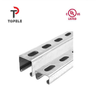 El conducto de la cavidad galvanizado con ranuras Unistrut 1,5 mm - 3,0 mm